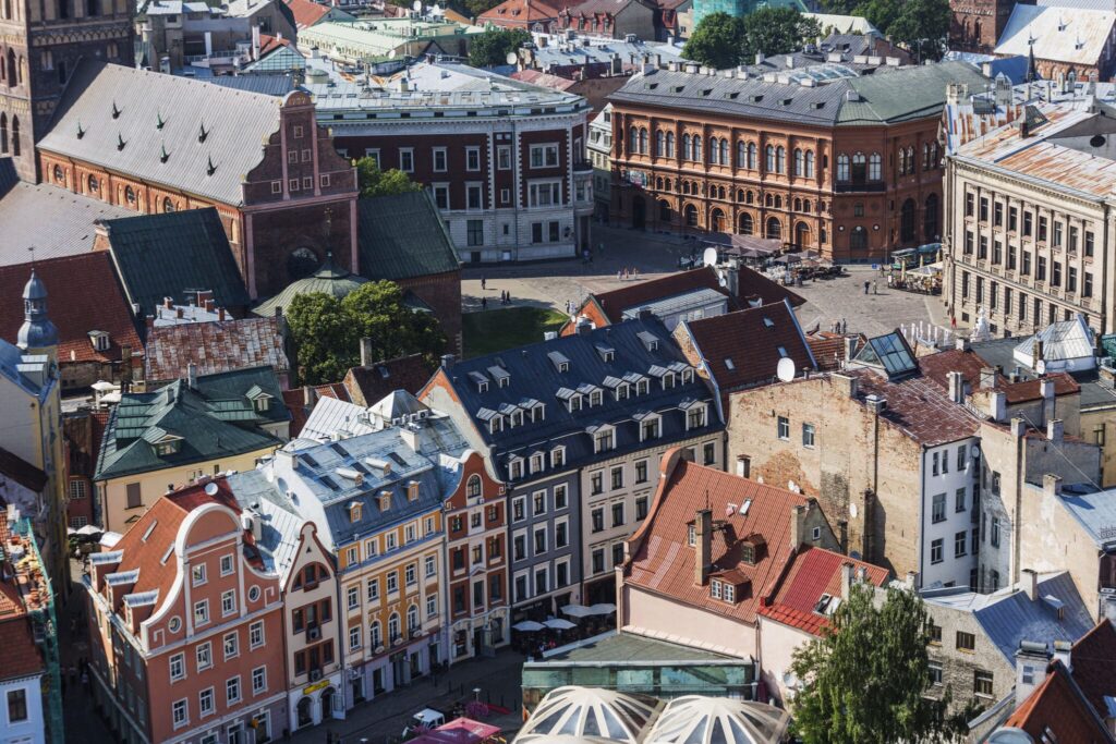 Utsikt over RIga by. 