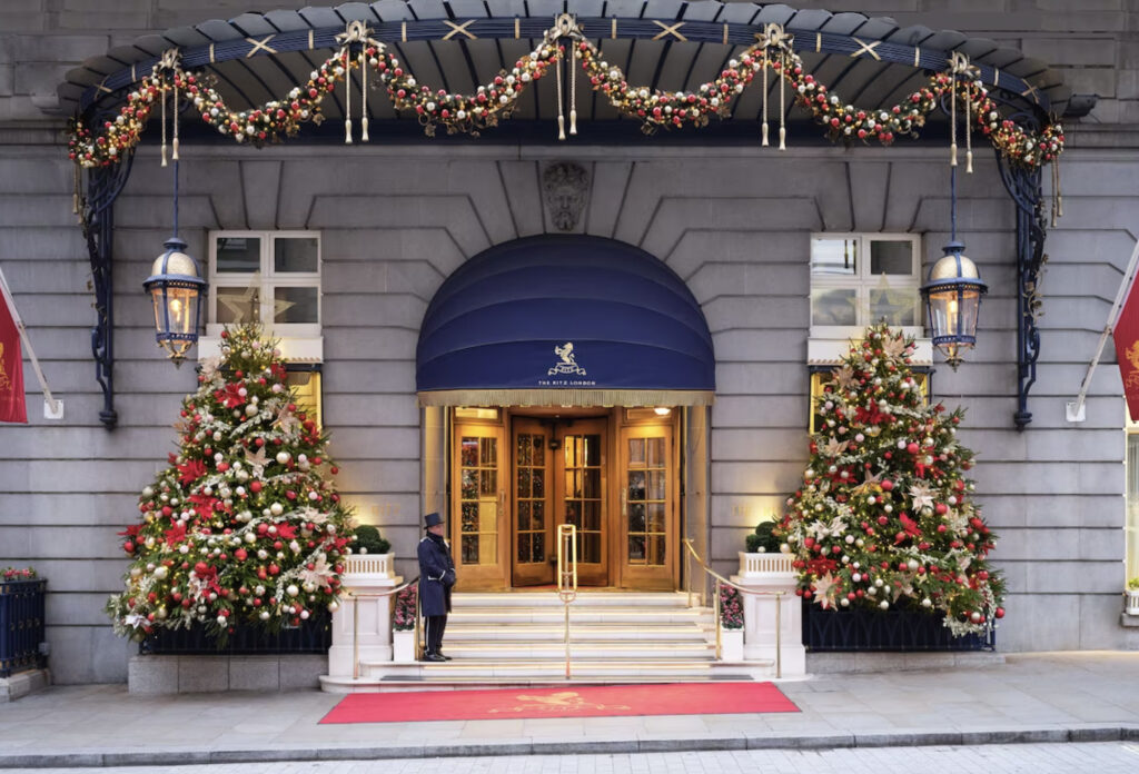 Inngang til The Ritz. 