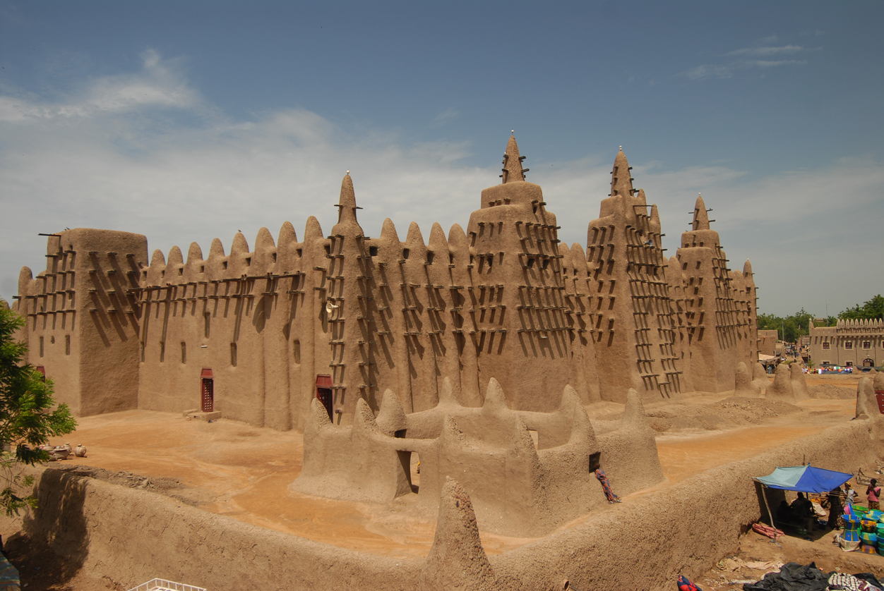 Great mud mosque in Djenne