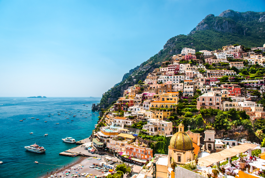 Picturesque Amalfi coast. Positano, Italy