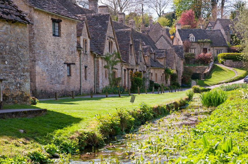 Bibury, in the English county of Gloucestershire