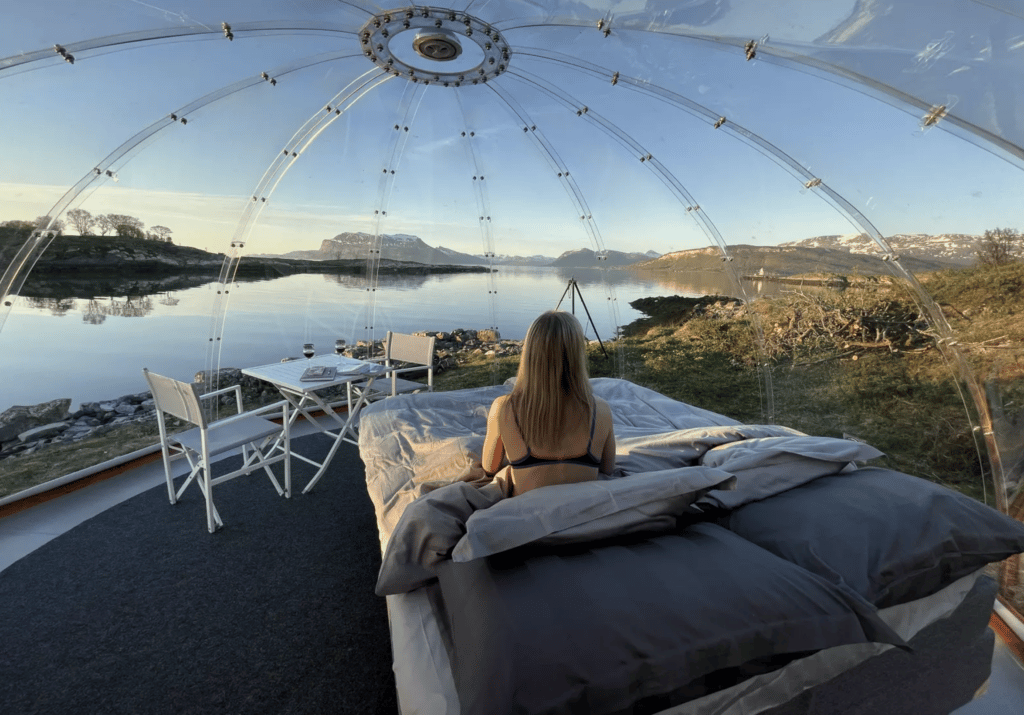 Glamping i Norge. 