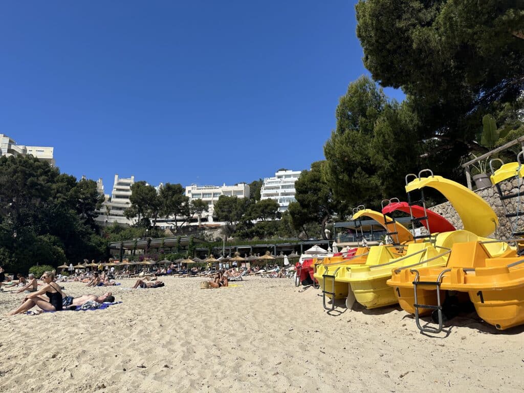 Illetas Beach i Palma Mallorca