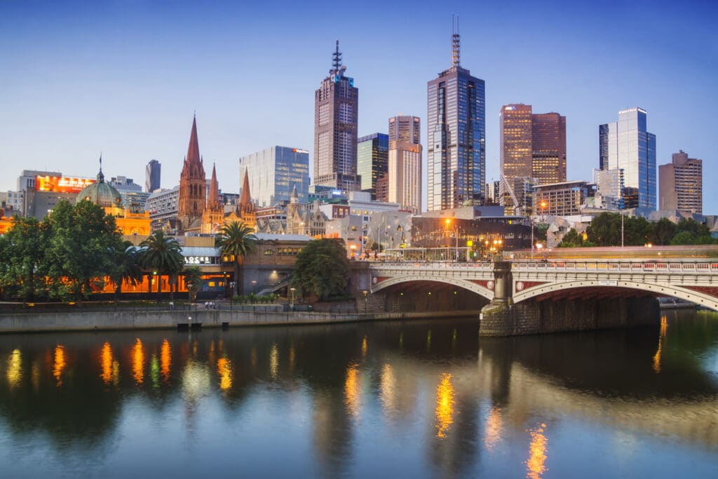 Melbourne i Australia