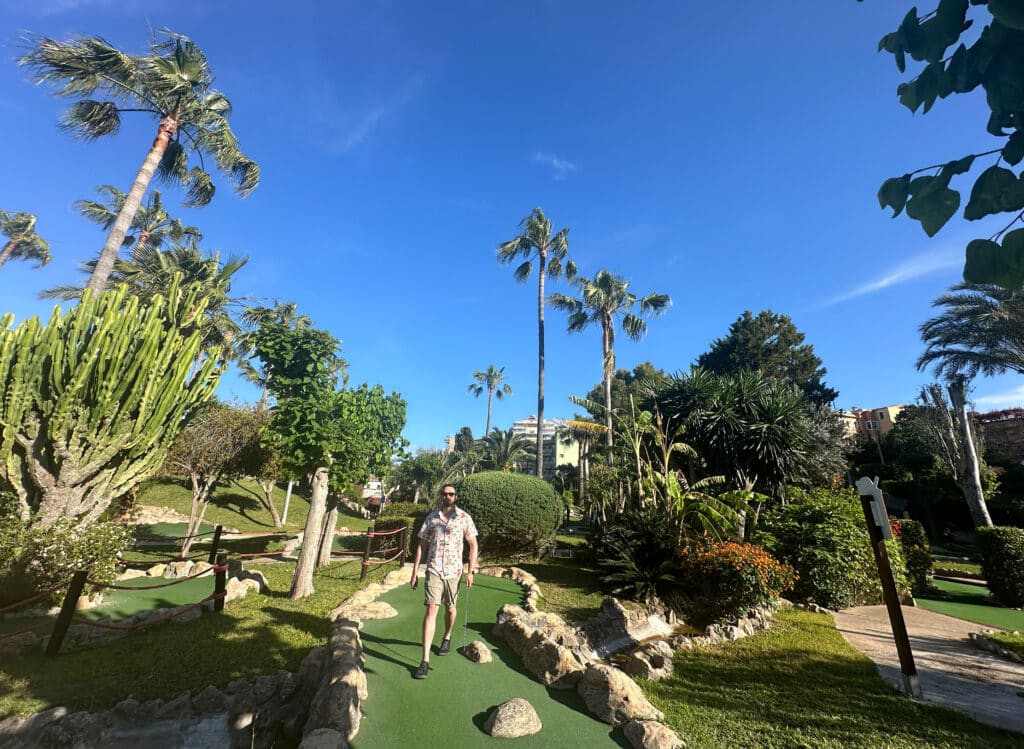Minigolf i Palma Nova.