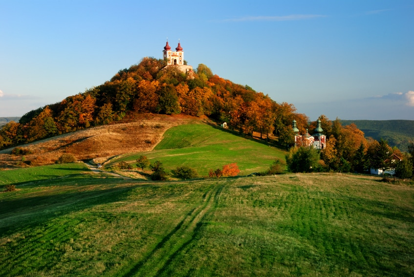 slott og grøntområde i slovakia