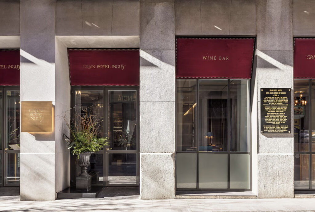 Gran Hotel Ingles i Madrid.