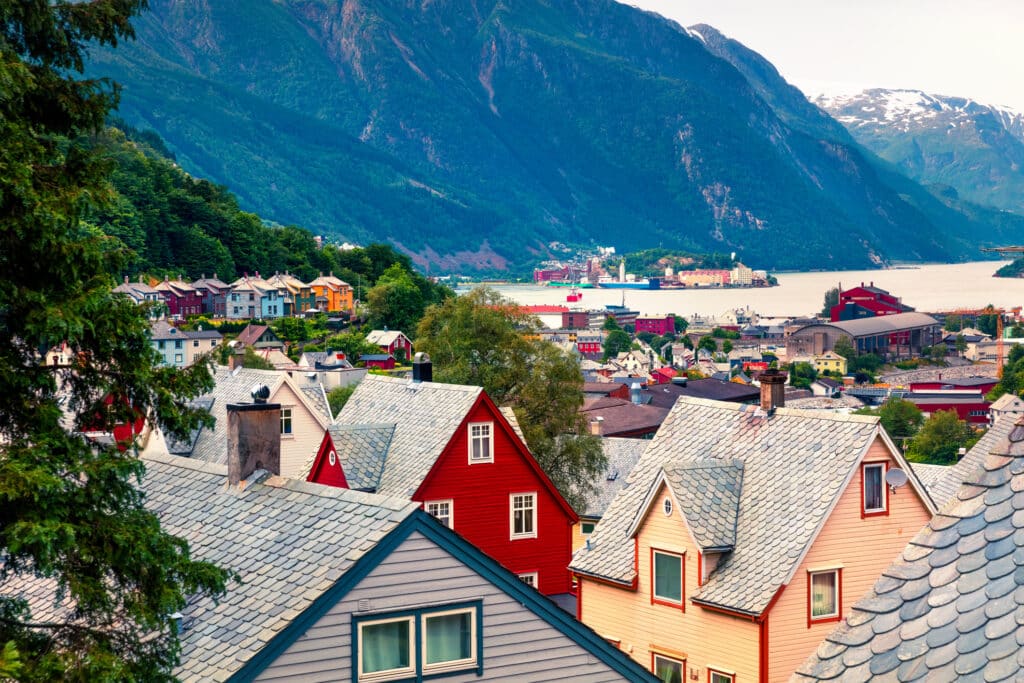 Odda i Ullensvang, Hordaland.