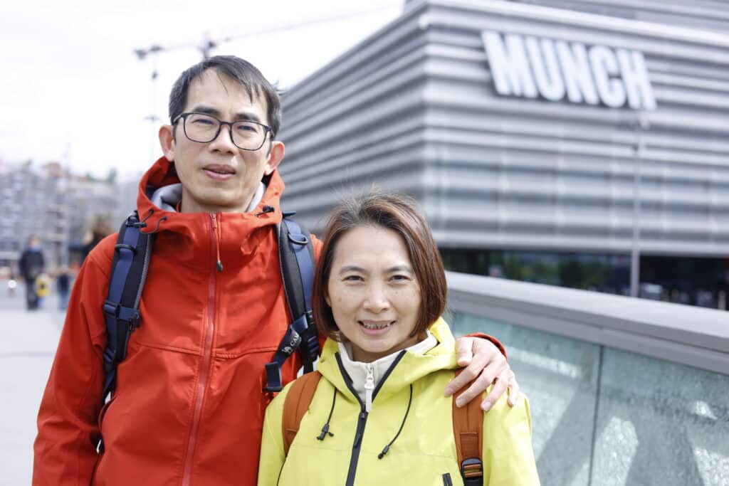Melvin og Chan er på ferie i Norge, nå i Oslo for å utforske byen før avreise.