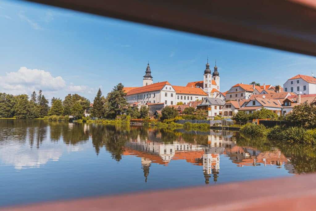 innsjø i telc i tsjekkia