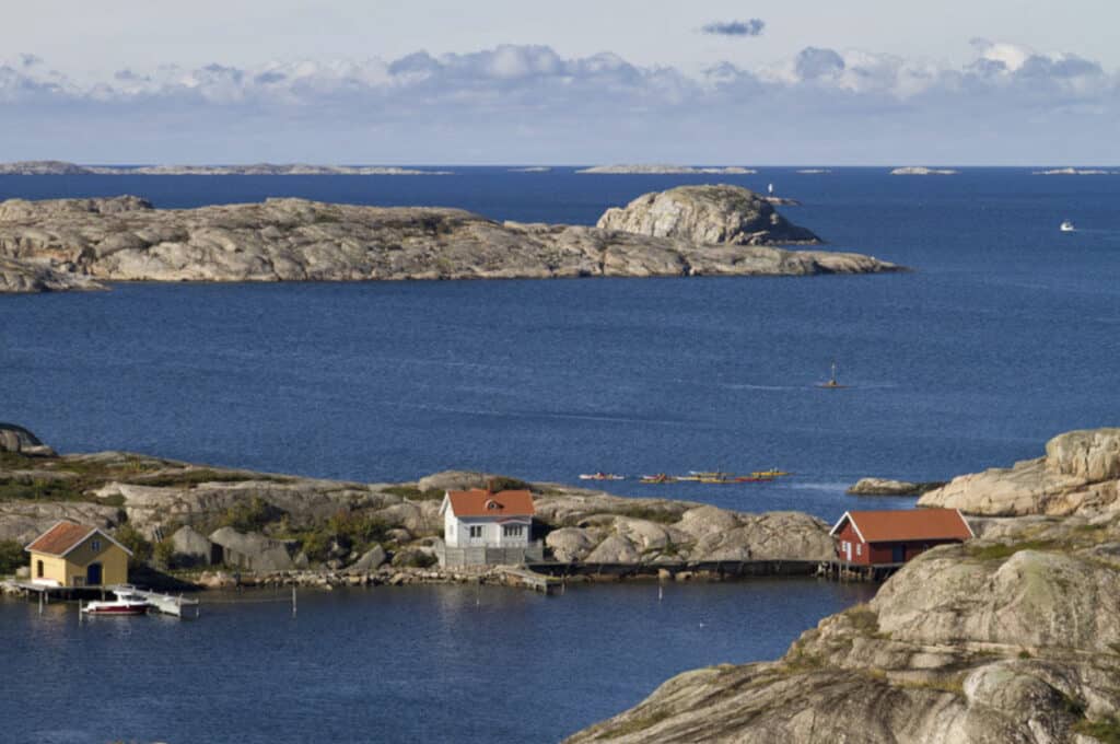Holmen Väderöarna i Sverige.