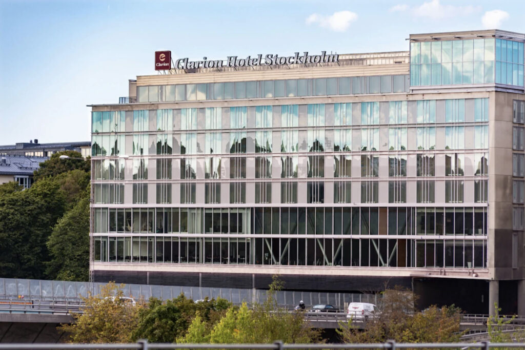 Clarion Hotel Stockholm fasade.