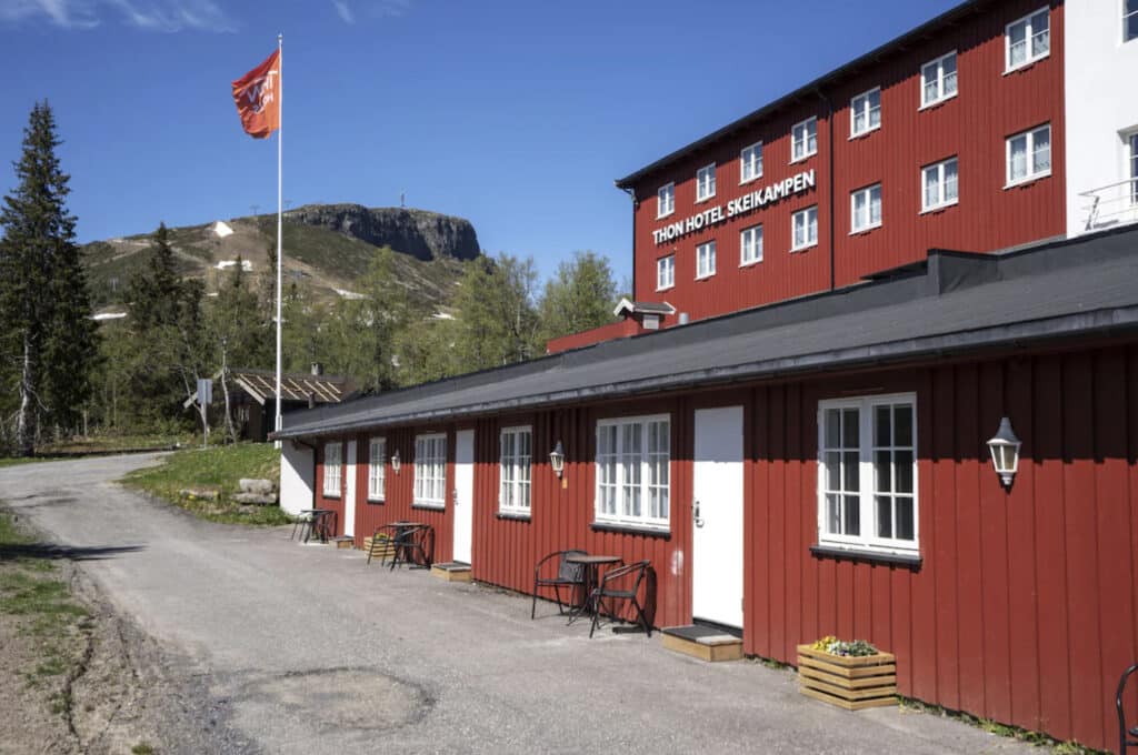 Skeikampen Thon Hotell fasade.