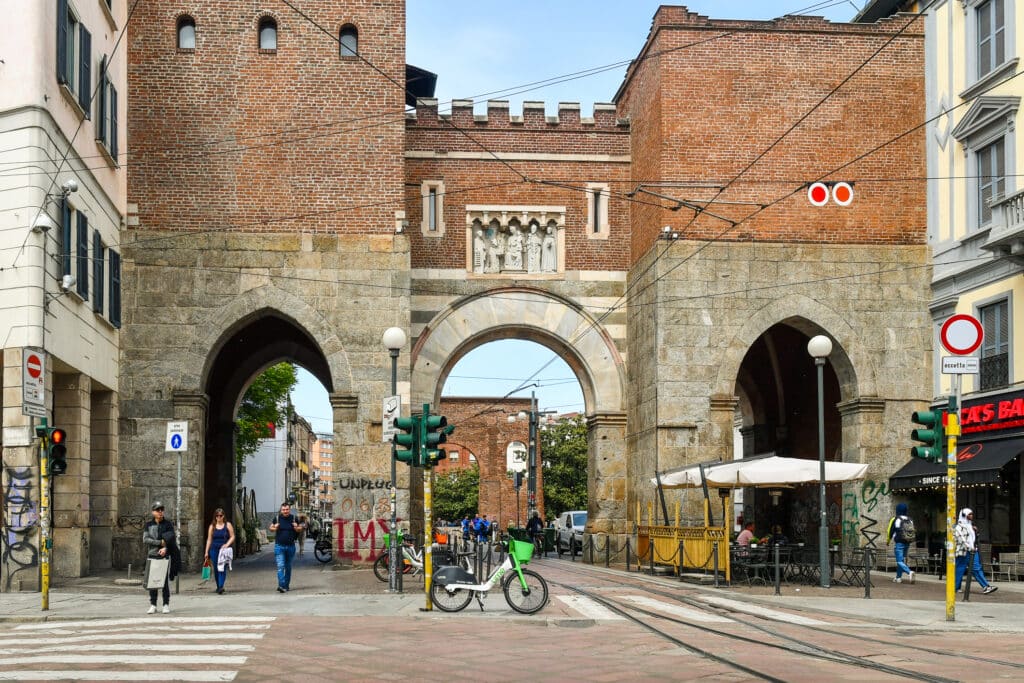 Ticinese byel med fortau. 