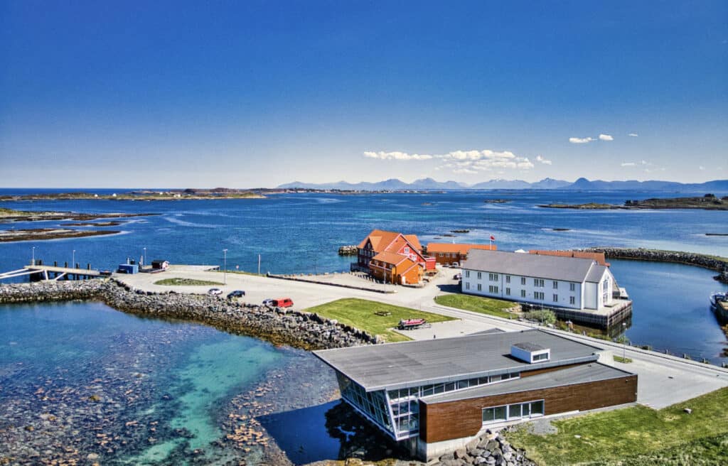 Hotell ved vannet.