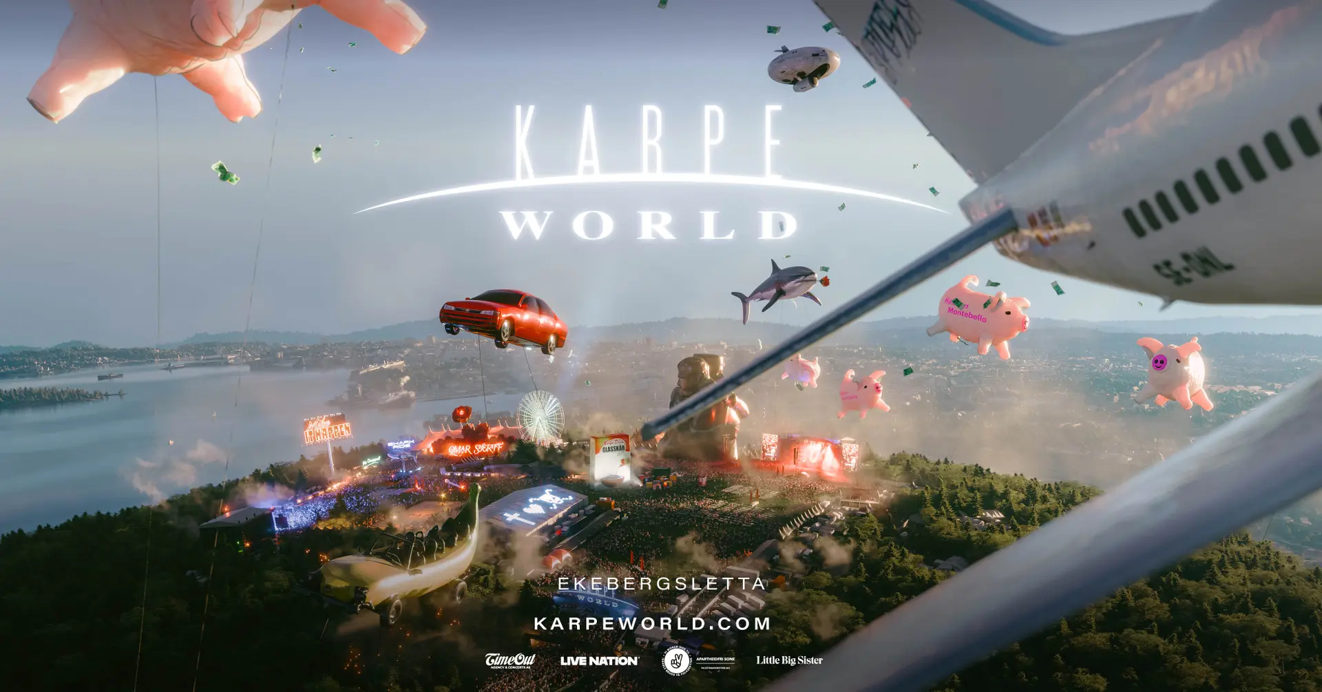 plakat som viser karpe world