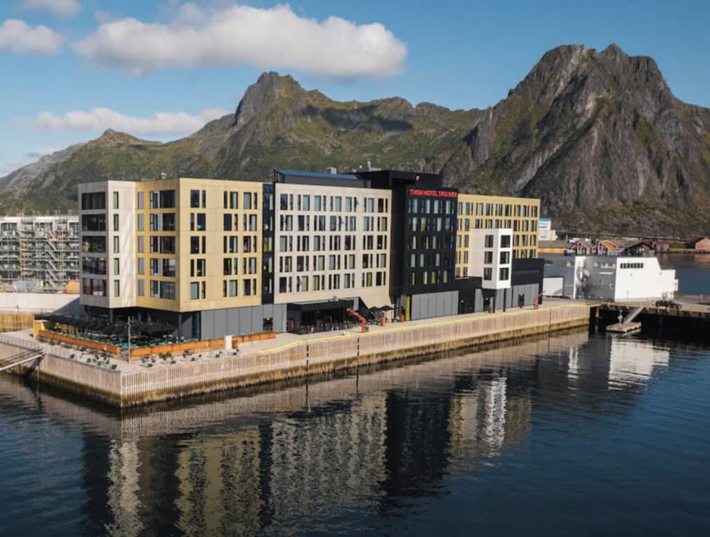 Hotell ved vannkanten.