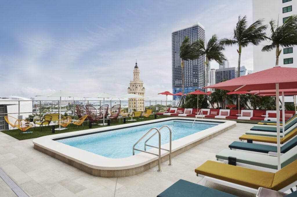 Hotell i Miami.