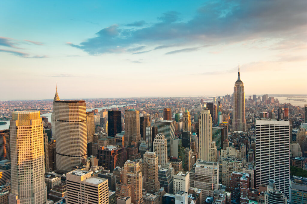 oversiktsfoto av New York