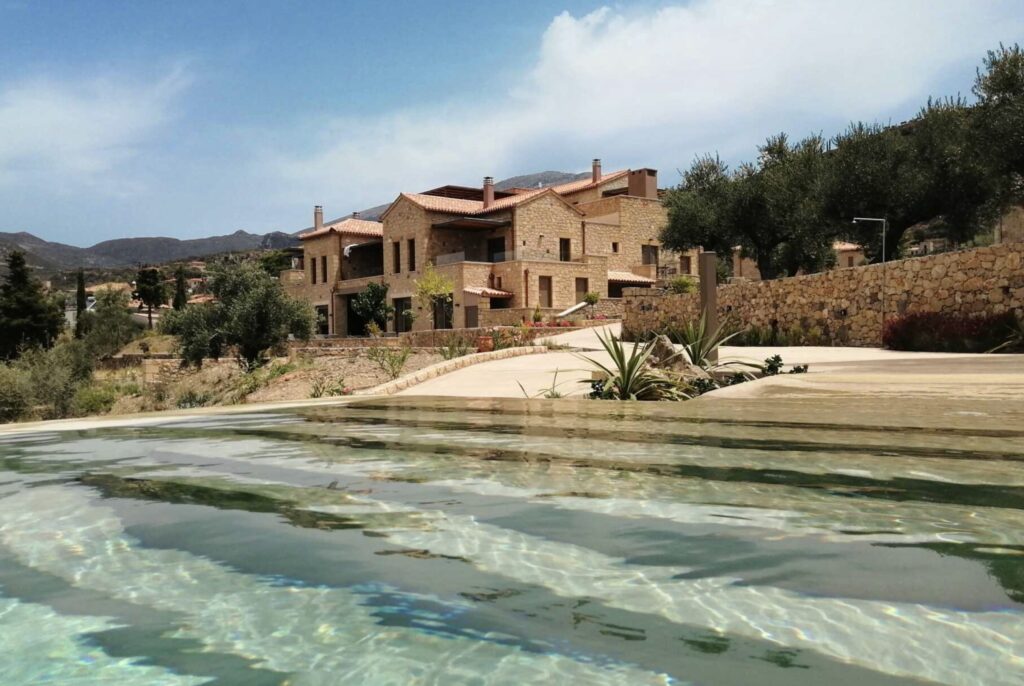 hotellet diapori suites som ligger fjellet i hellas