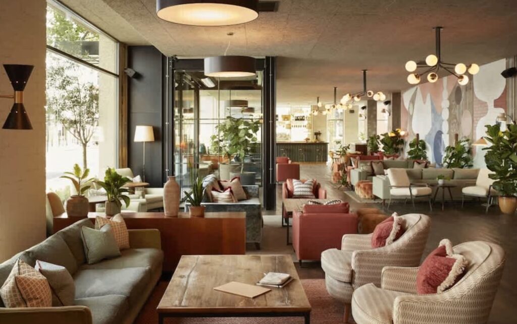 lobbyen på hotellet The Hoxton, Holborn