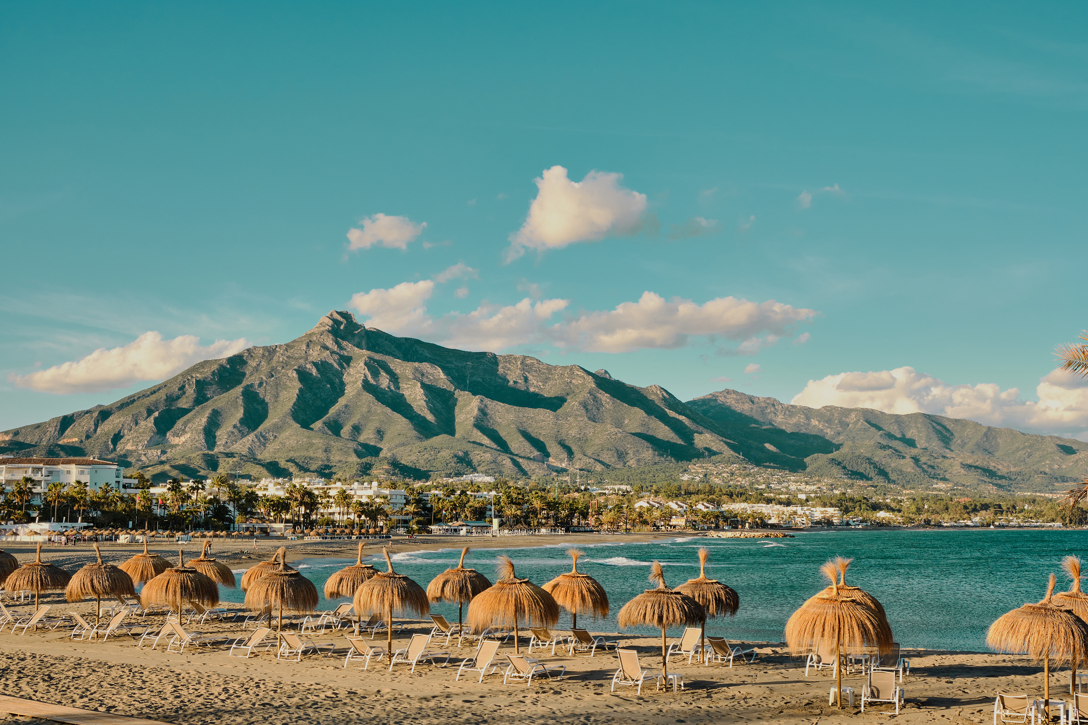 Strand på costa del sol